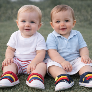 Gripper Sole Star Shoes – by Soft Touch (3–12 Months)