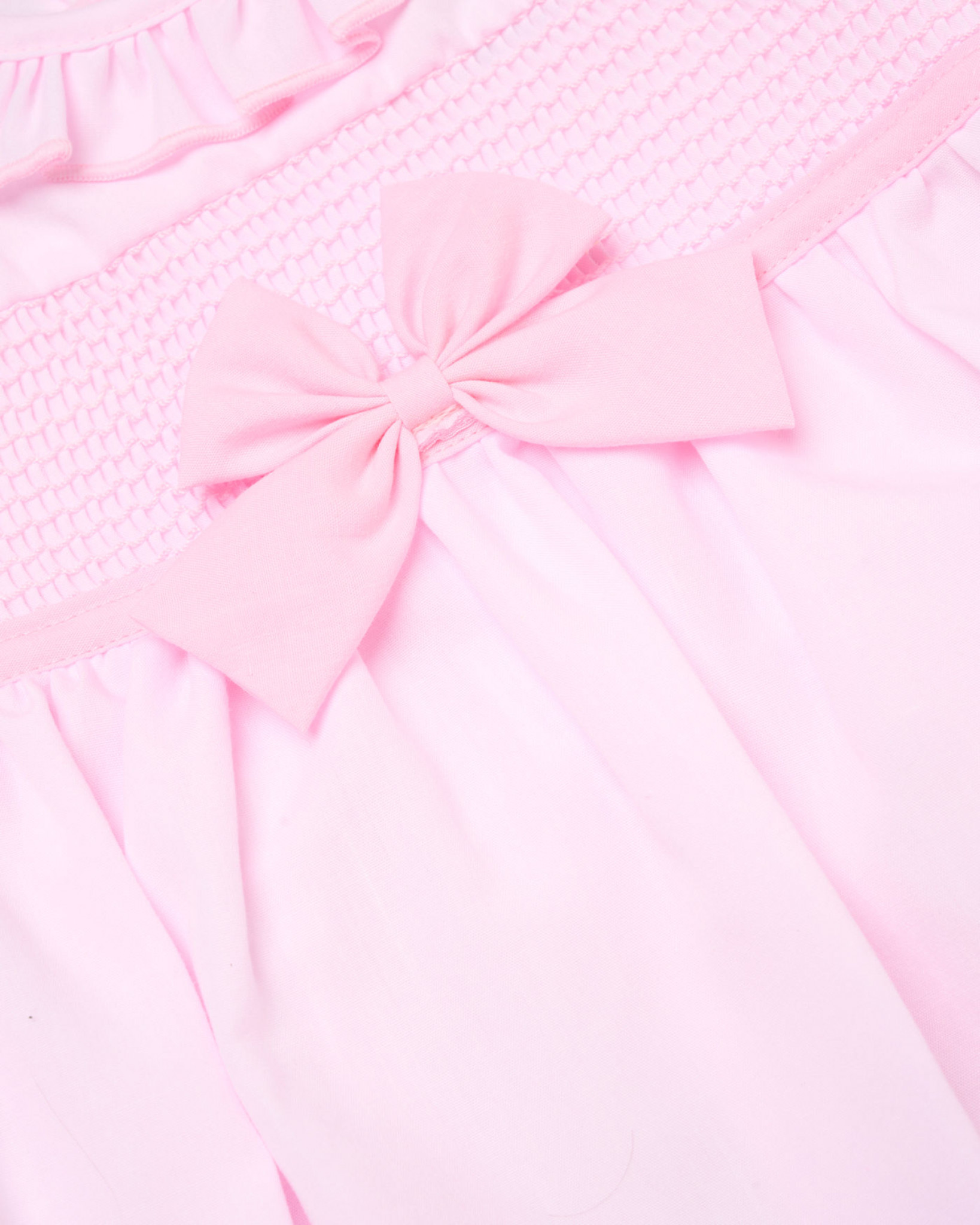 Bow and Smocked Romper – by Rock-a-Bye Boutique (0–6 months) - Image 6