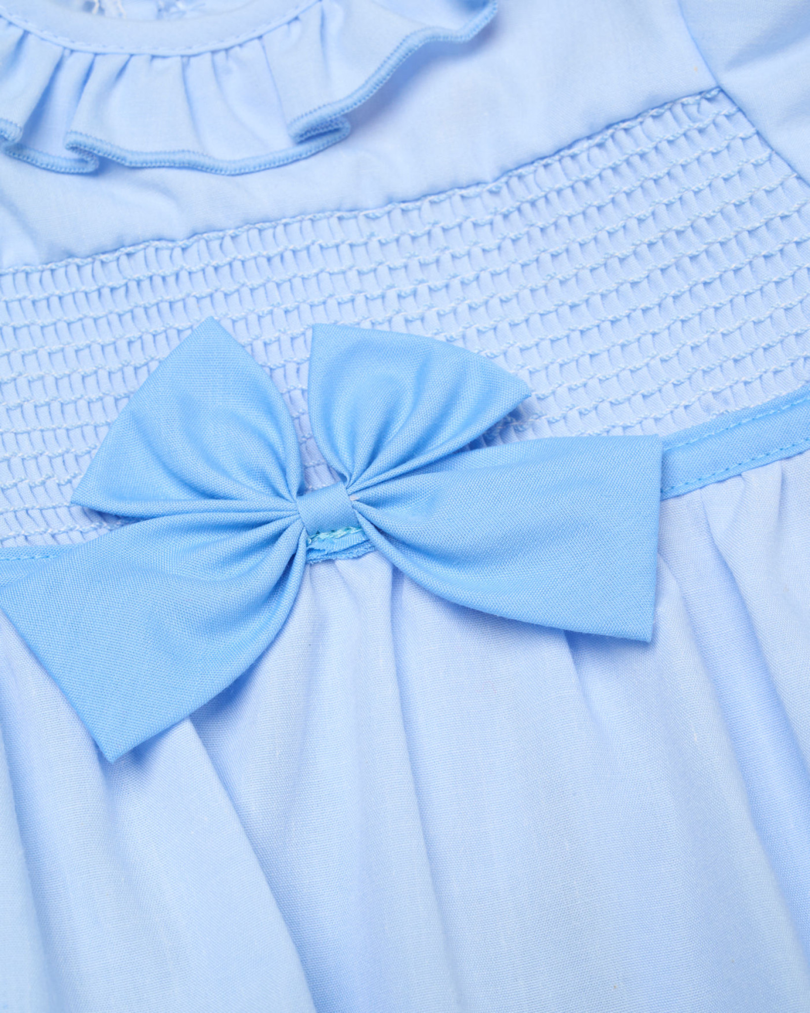 Bow and Smocked Romper – by Rock-a-Bye Boutique (0–6 months) - Image 7