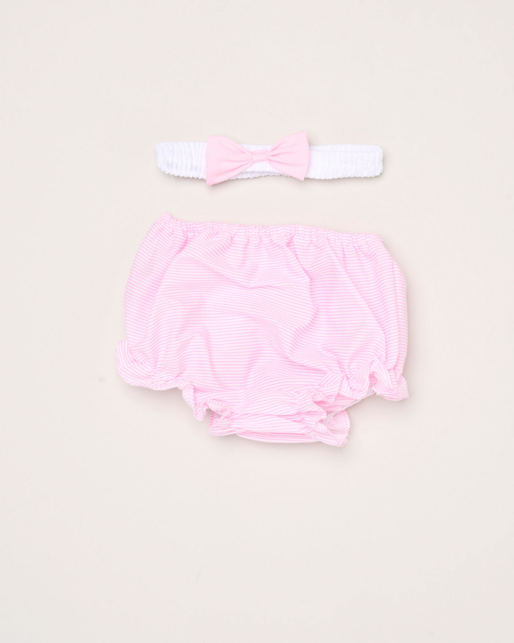 Stripe and Bow Dress Set – by Rock-a-Bye Boutique (3–9 Months) - Image 10