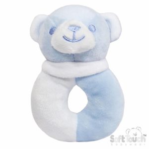 Bear Rattle Toy – by Soft Touch