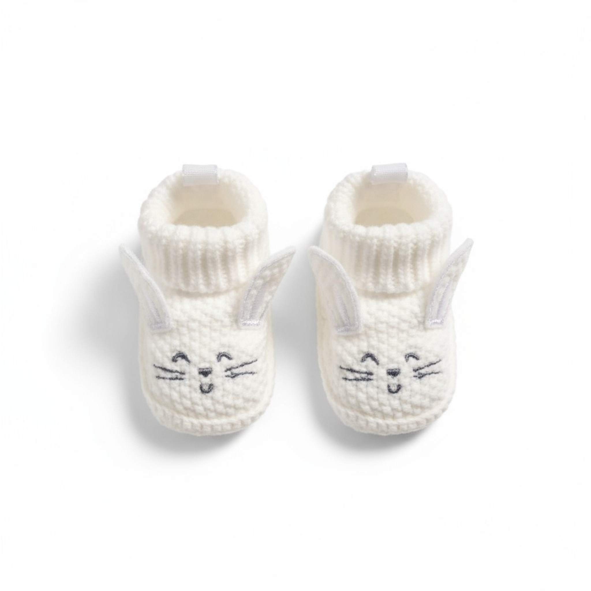 Bunny Knit Booties – by Nursery Time (0–3 months) - Image 2
