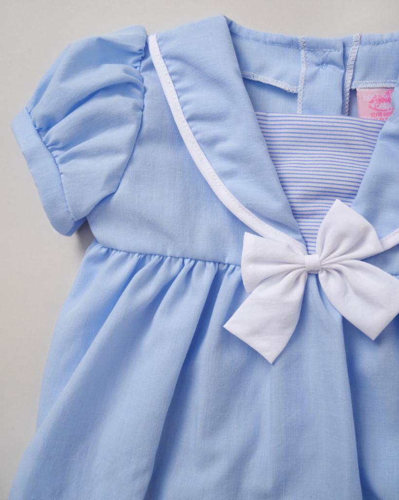 Sailor Style Dress Set – by Rock-a-Bye Boutique (0–24 Months) - Image 7