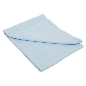 Baby Soft Cotton Muslin Square – Sky (70 x 70cm) – by Soft Touch