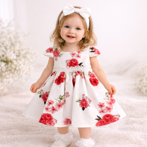 Flower Dress – by Melia (0–36 Months)