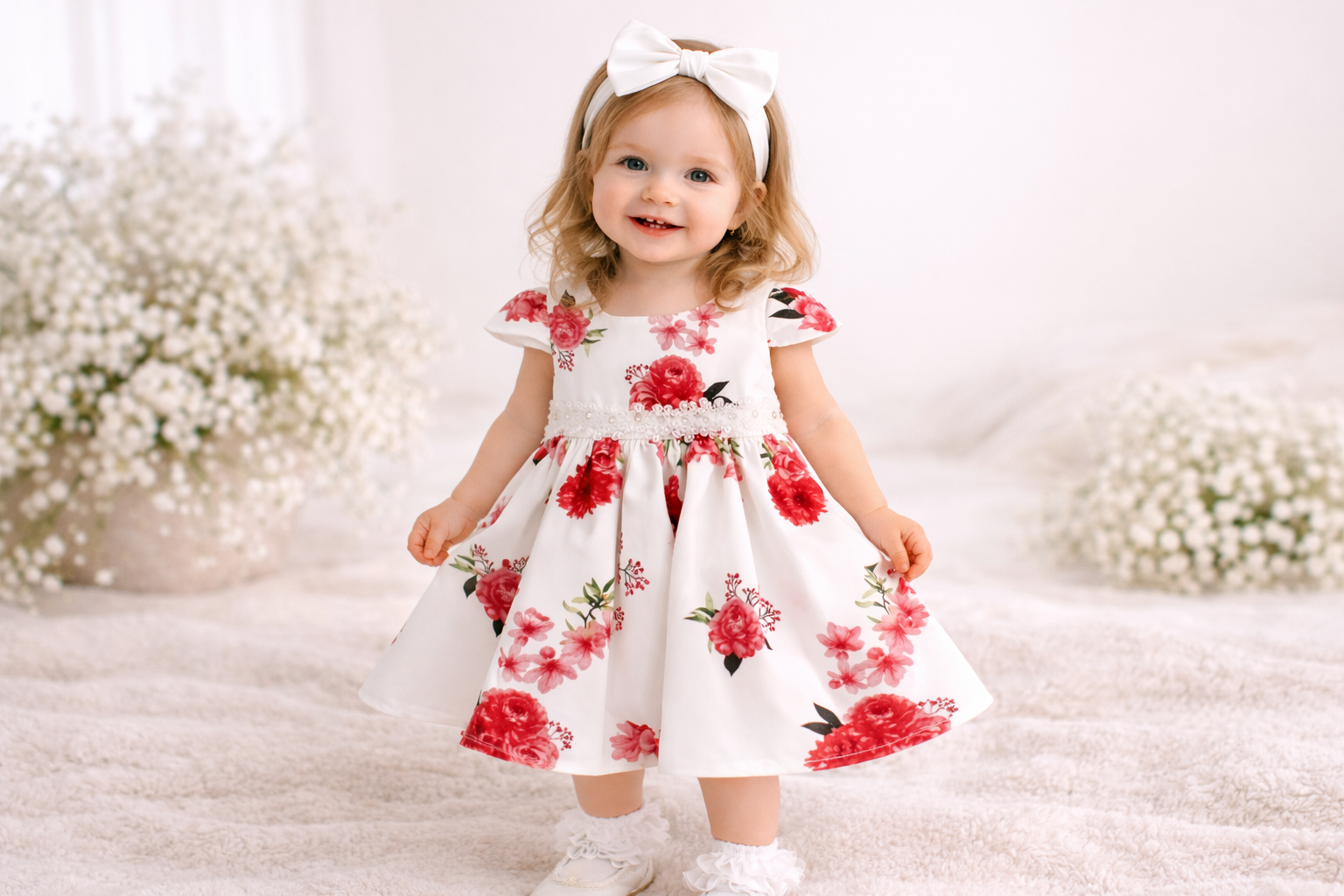 Flower Dress – by Melia (0–36 Months)