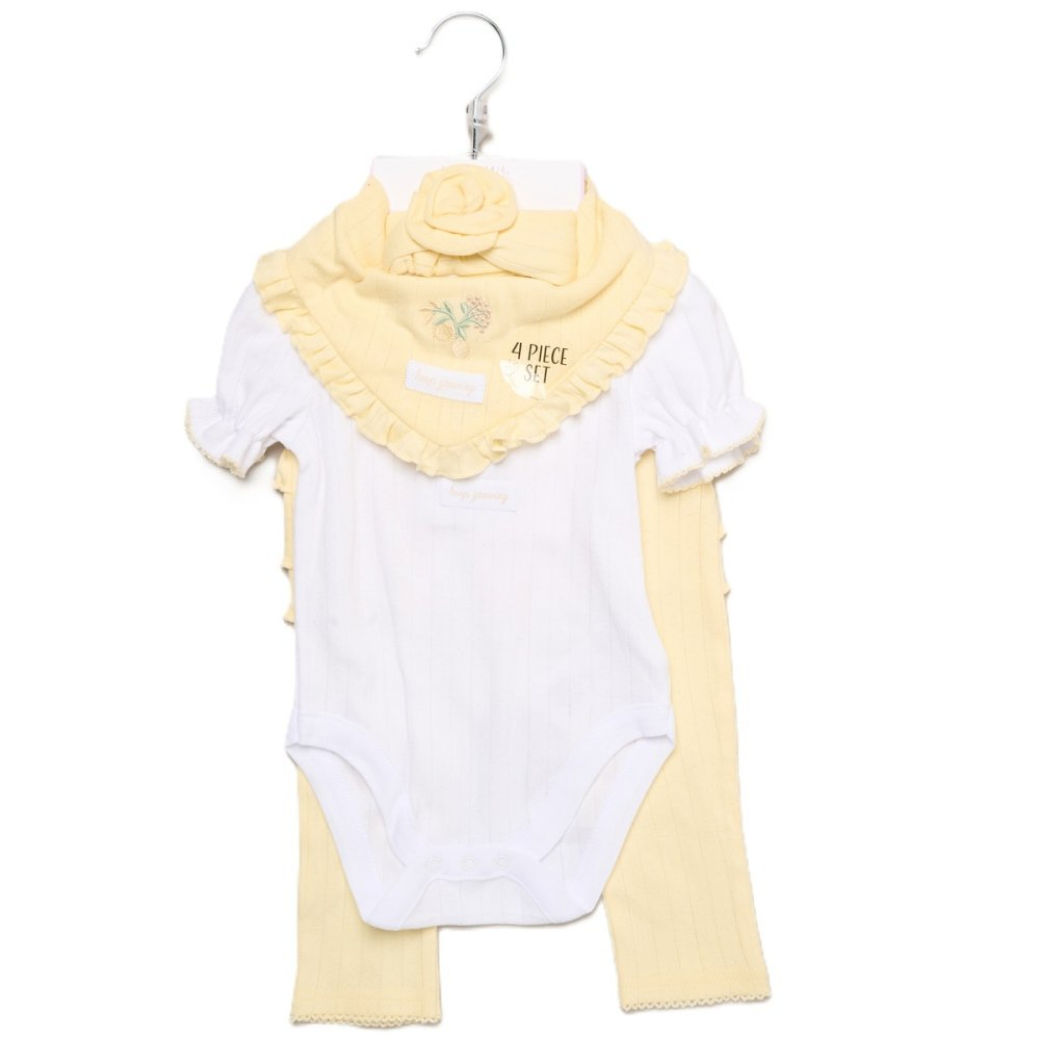 Ribbed 4-Piece Outfit – by Willow & Whistle (0–9 Months) - Image 3