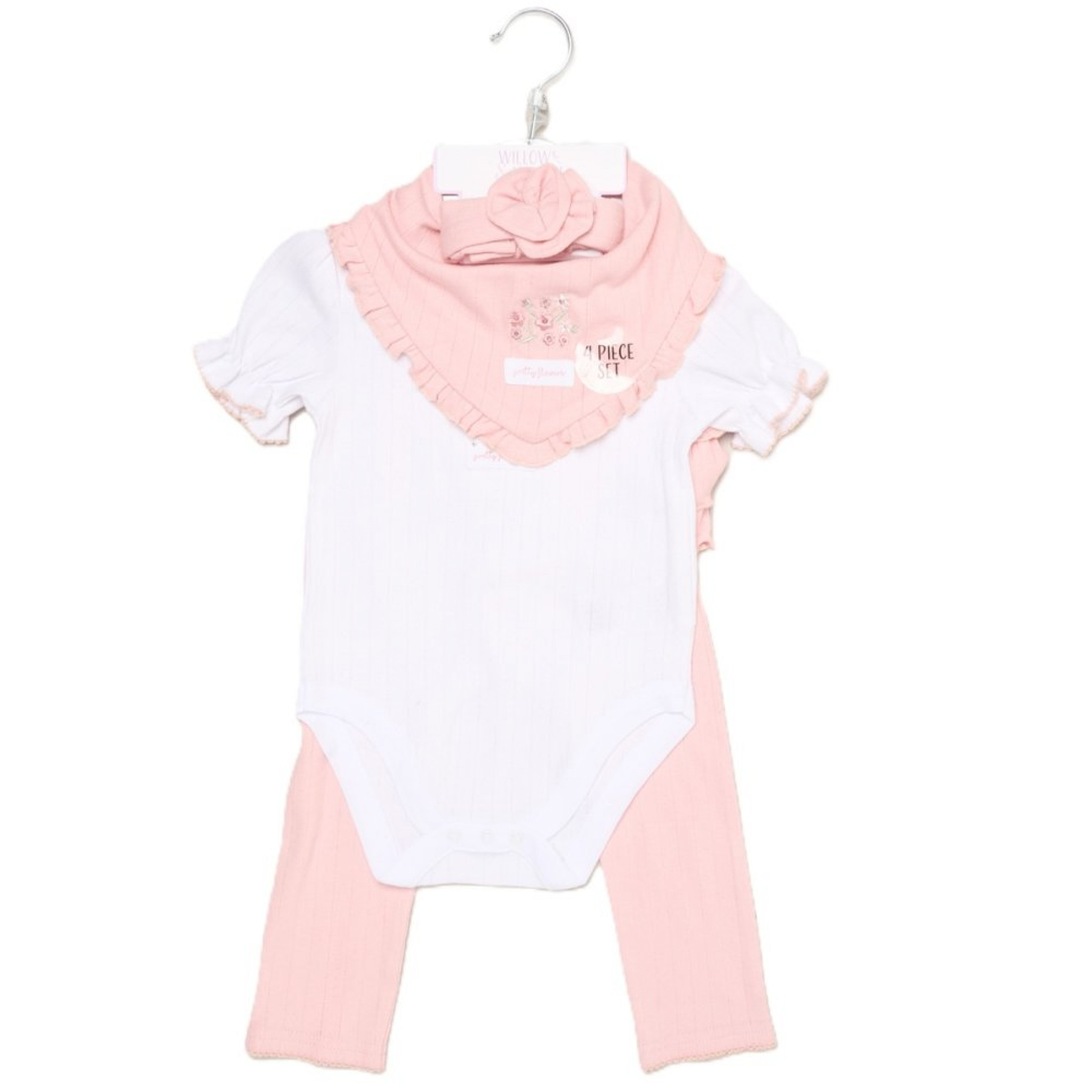 Ribbed 4-Piece Outfit – by Willow & Whistle (0–9 Months) - Image 9