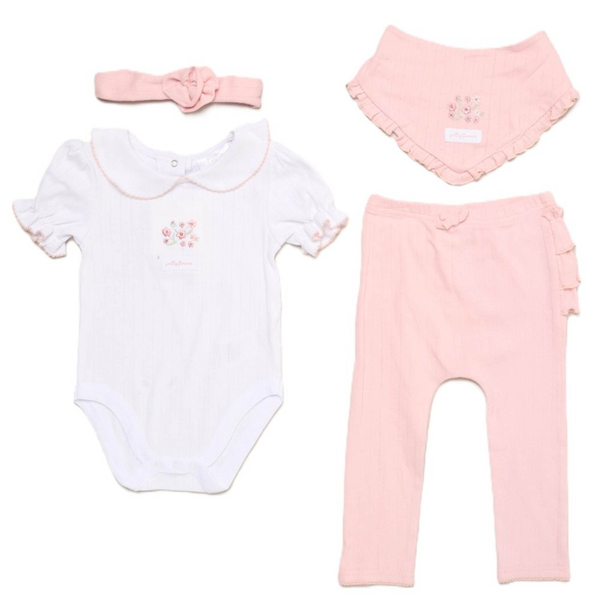 Ribbed 4-Piece Outfit – by Willow & Whistle (0–9 Months) - Image 8