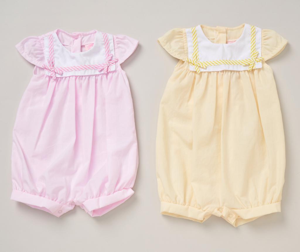 Nautical Sailor Collar Romper – by Rock a Bye Boutique (0–9 Months) - Image 2
