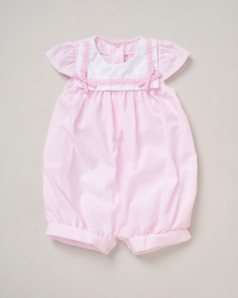 Nautical Sailor Collar Romper – by Rock a Bye Boutique (0–9 Months) - Image 4