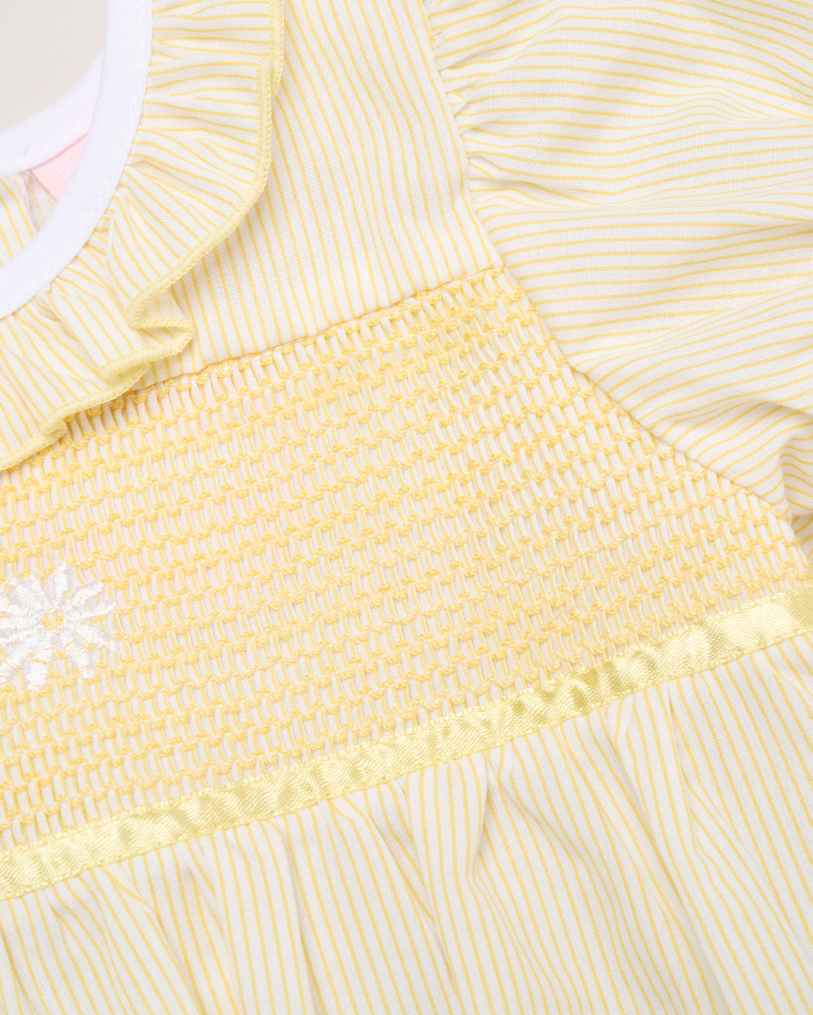 Daisy Smocked Romper – by Rock a Bye Boutique (0–9 Months) - Image 6