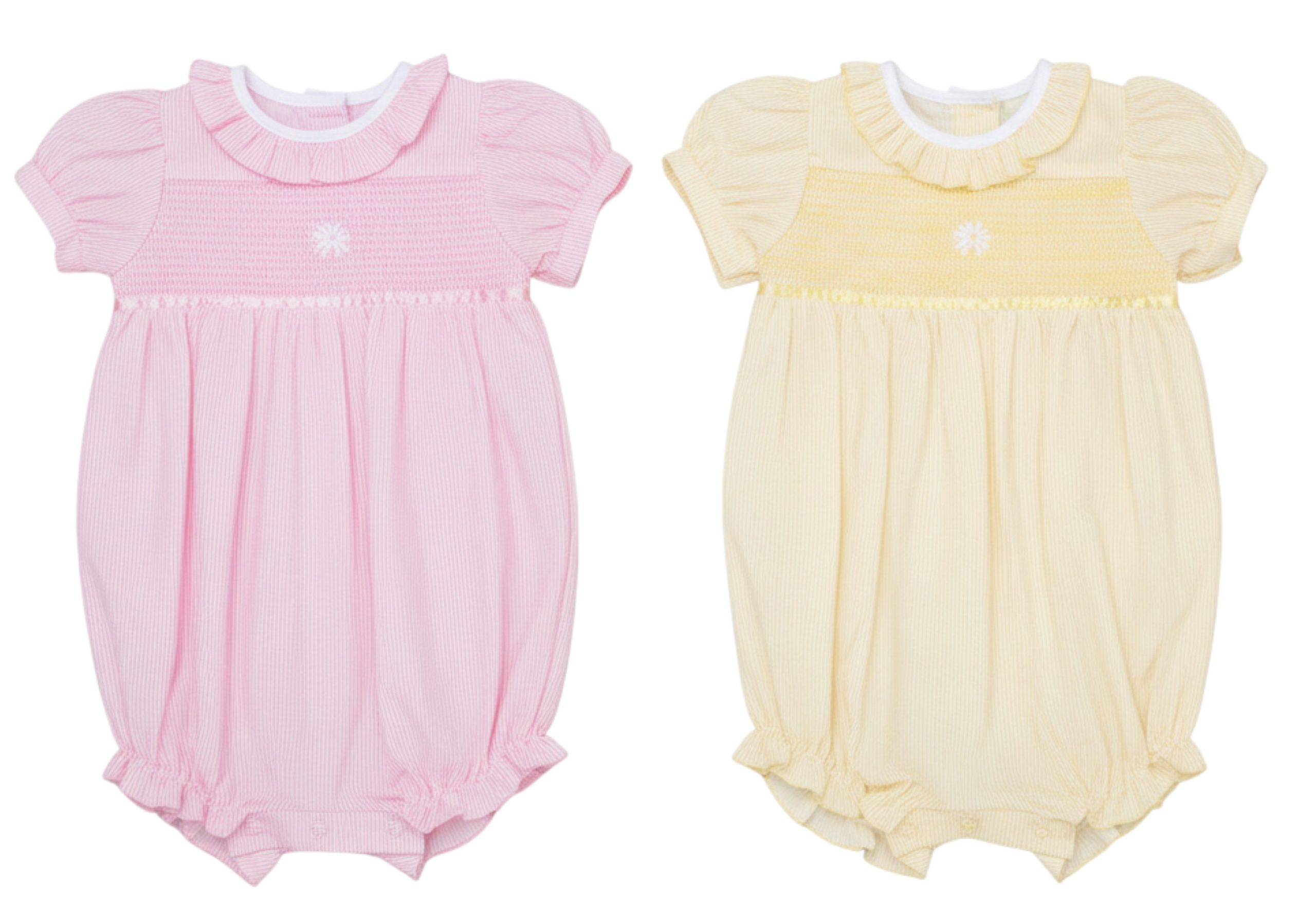 Daisy Smocked Romper – by Rock a Bye Boutique (0–9 Months) - Image 2
