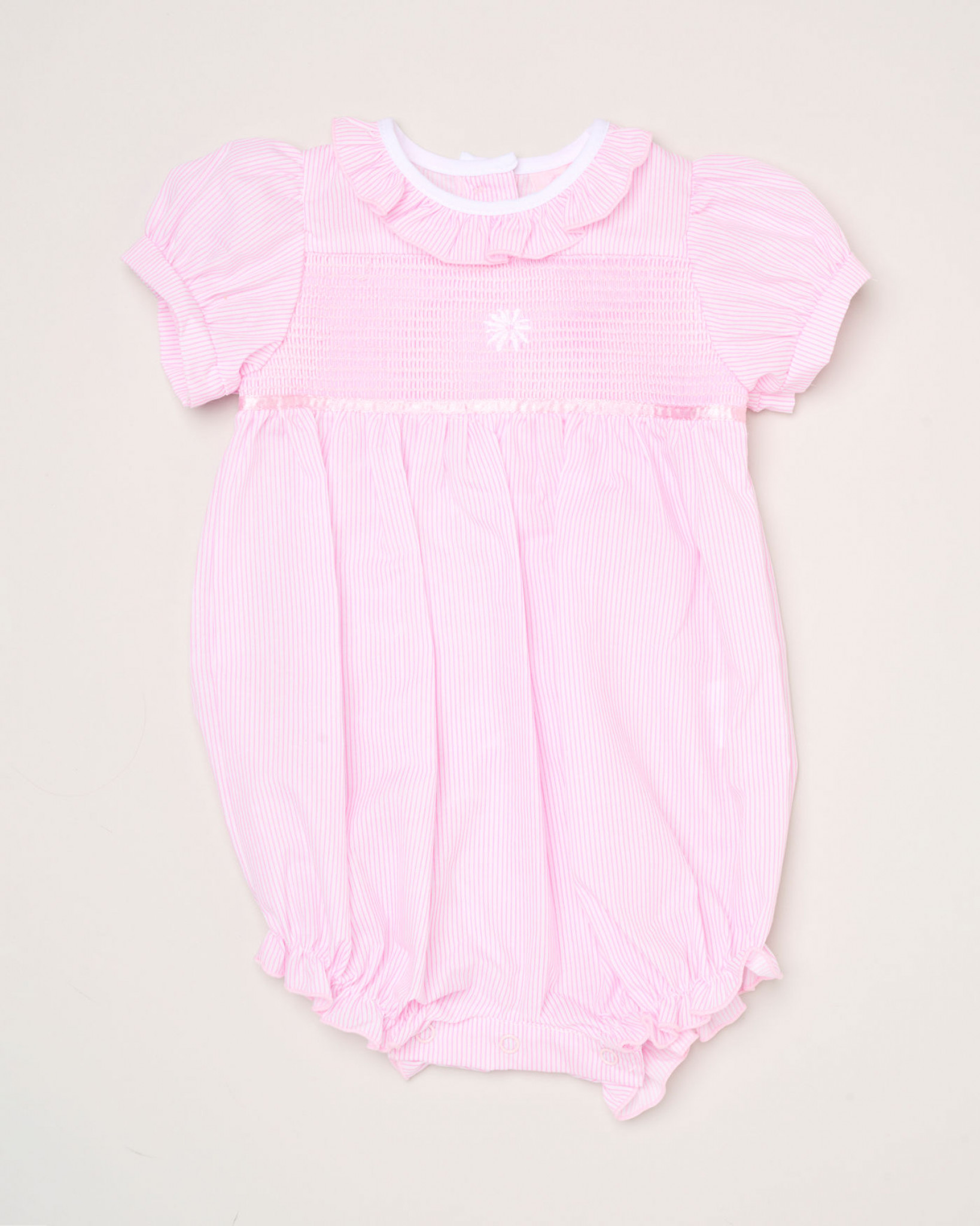 Daisy Smocked Romper – by Rock a Bye Boutique (0–9 Months) - Image 3