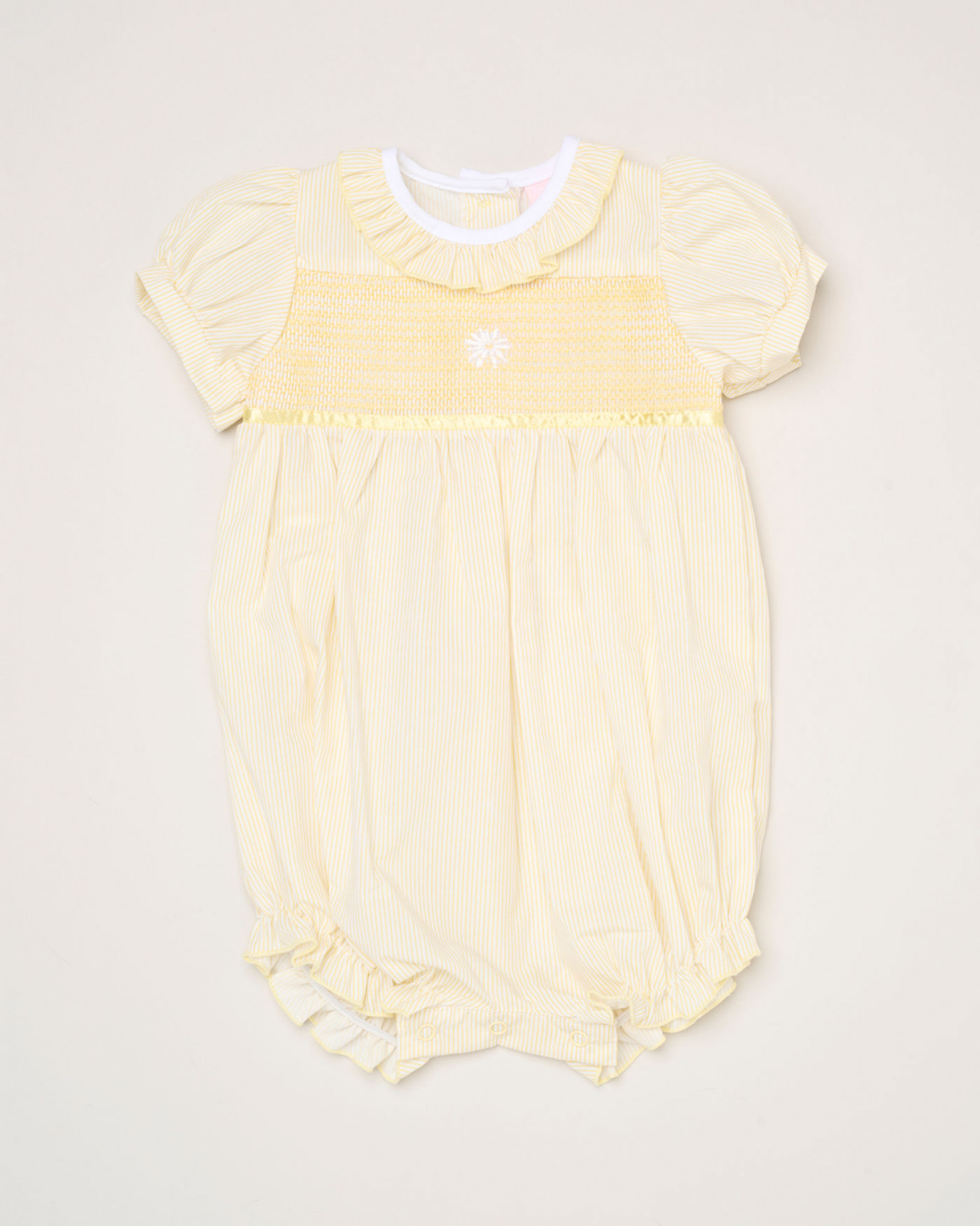 Daisy Smocked Romper – by Rock a Bye Boutique (0–9 Months) - Image 4