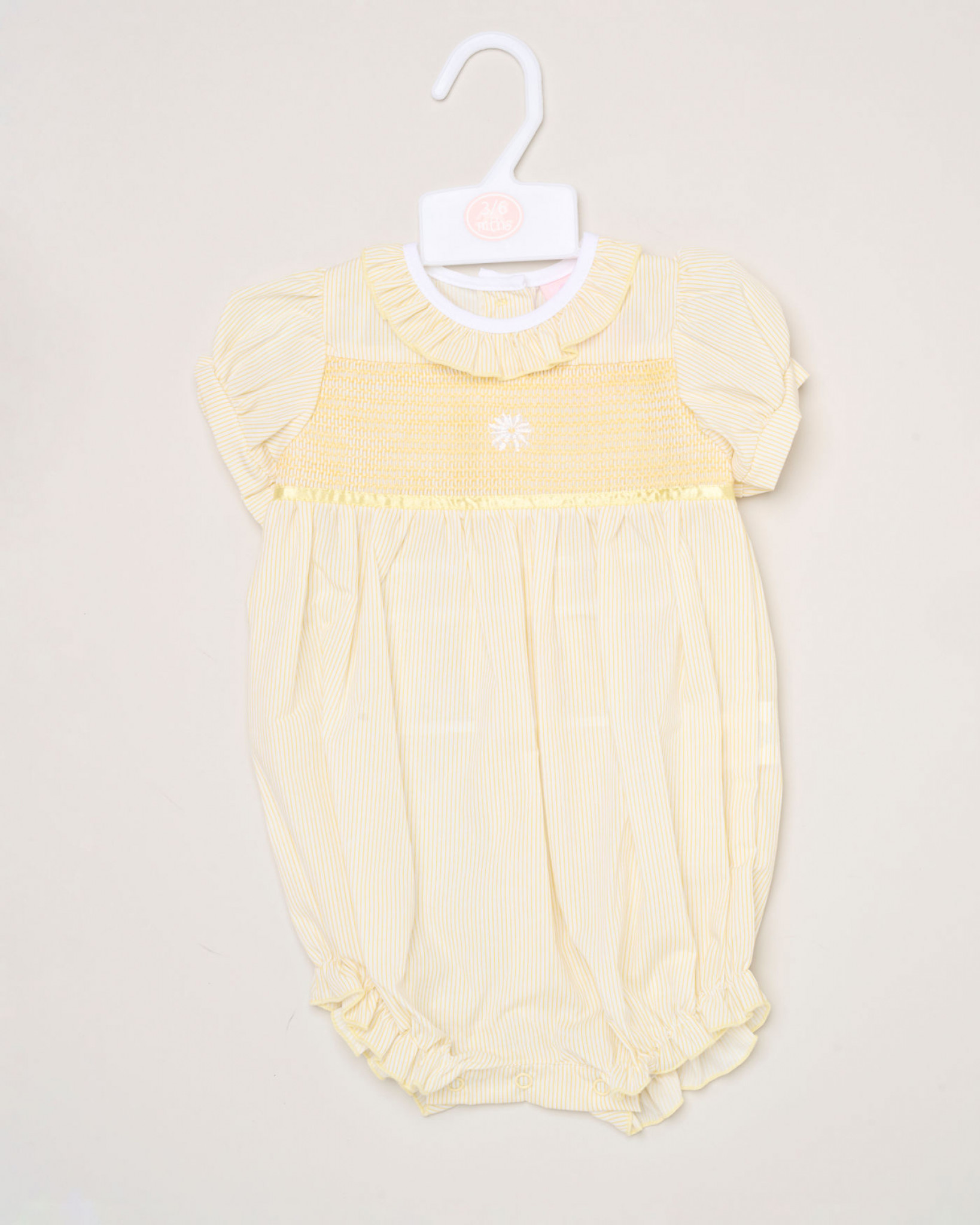 Daisy Smocked Romper – by Rock a Bye Boutique (0–9 Months) - Image 8
