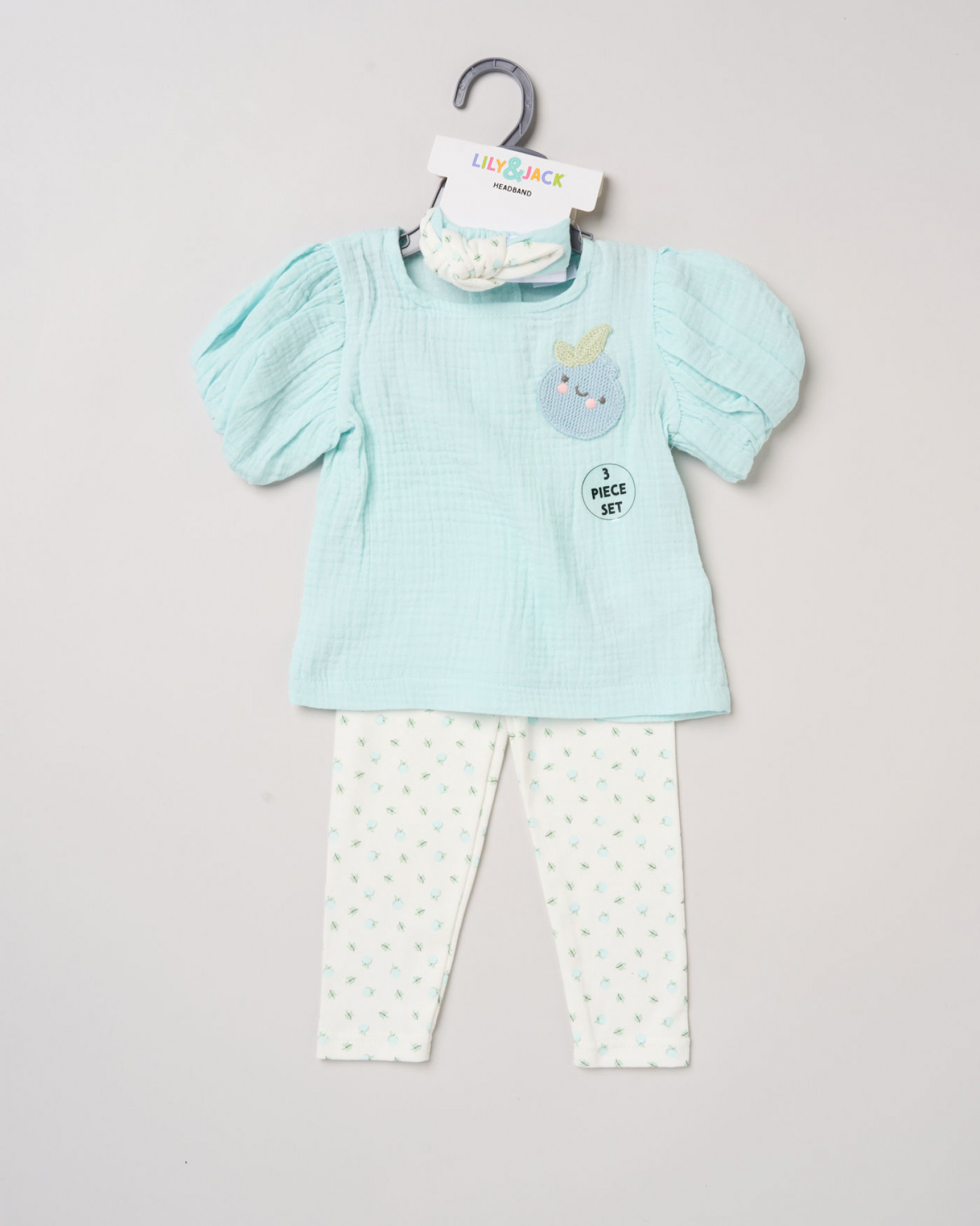 Cheesecloth Blueberry Set – by Lily & Jack (9–18 Months) - Image 3