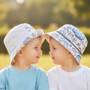 Reversible Bucket Hat – by Pesci Baby (6–18 Months)
