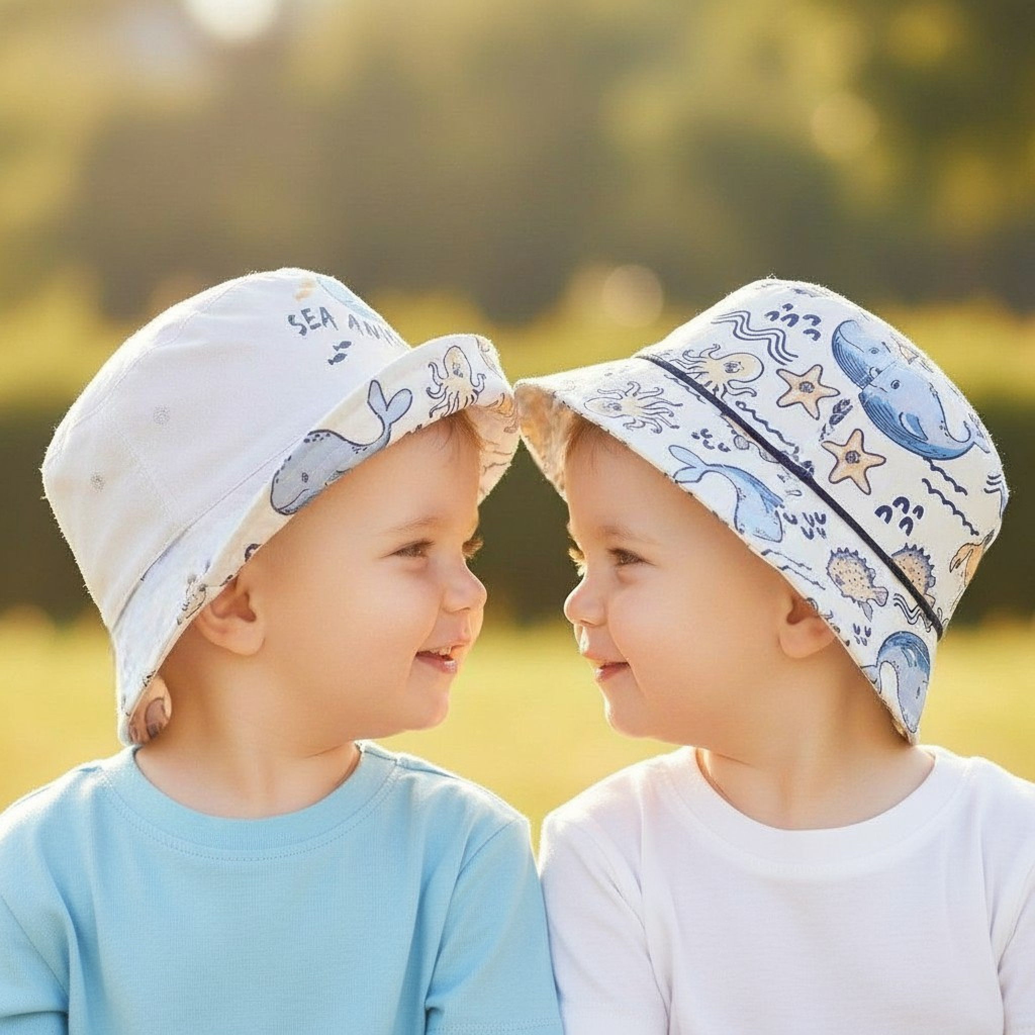 Reversible Bucket Hat – by Pesci Baby (6–18 Months)