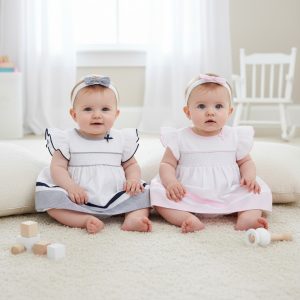Smocked Dress Set – by Rock-a-Bye Boutique (0–9 Months)