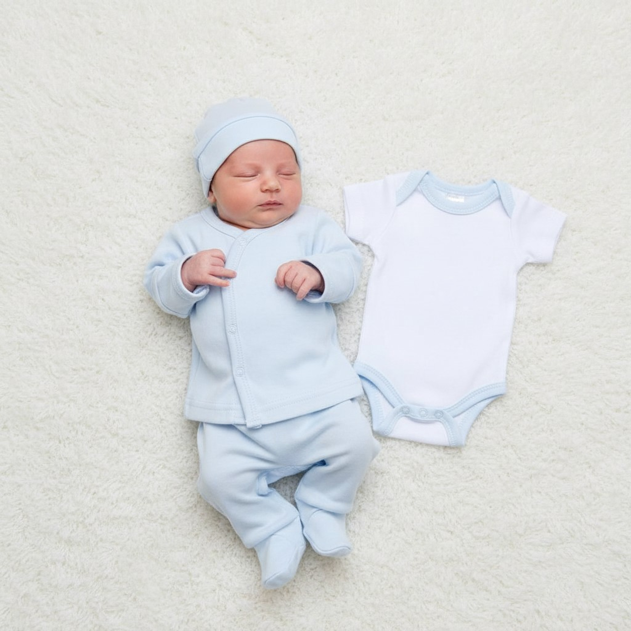 Sky 4-Piece Set – by Soft Touch (3.5kg Tiny Baby)