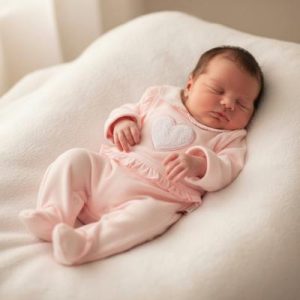 “Heart” Frill All-In-One – by Tiny Chick (3-8 lbs)