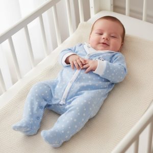 “Bear & Stars” All-In-One – by My Little Chick (Newborn–6 months)