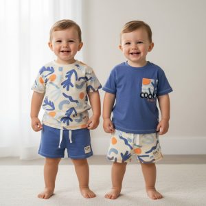 “Cool Vibes” 4 Piece Mix & Match Set – by Lily & Jack (9–24 Months)