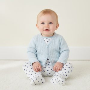 Sky Leon Cardigan – by Pex (Newborn–6 Months)