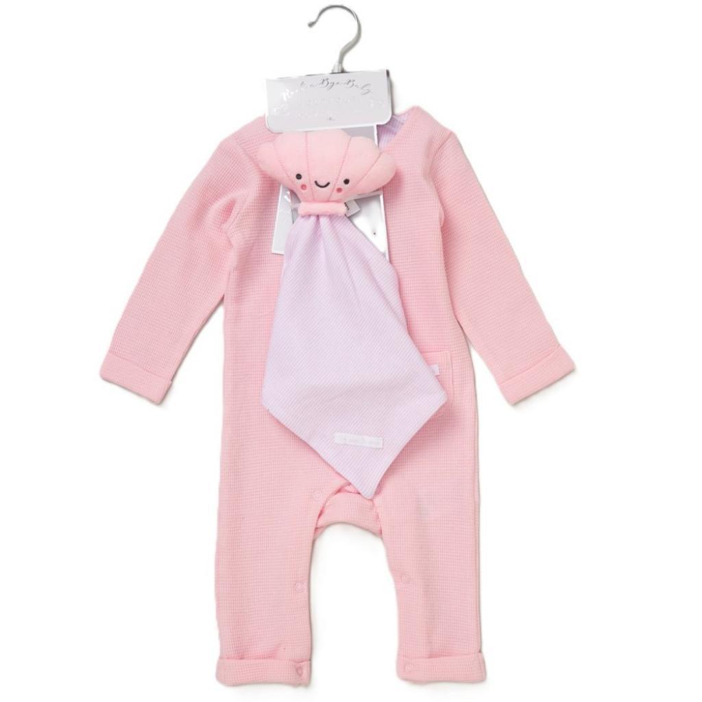 Seashell Waffle Romper & Comforter – by Rock-a-Bye Boutique (0–12 Months) - Image 2