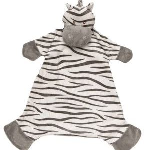 Zooma Zebra Plush Blankie Comforter – Grey – by Suki LAST ONE ‼️