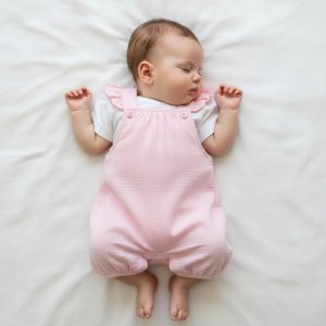 Frills Dungaree Set – by My Little Chick (Newborn - 6 months)
