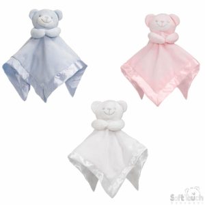 Teddy Comforter (38 × 38cm) – by Soft Touch