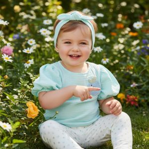 Cheesecloth  Blueberry Set – by Lily & Jack (9–18 Months)