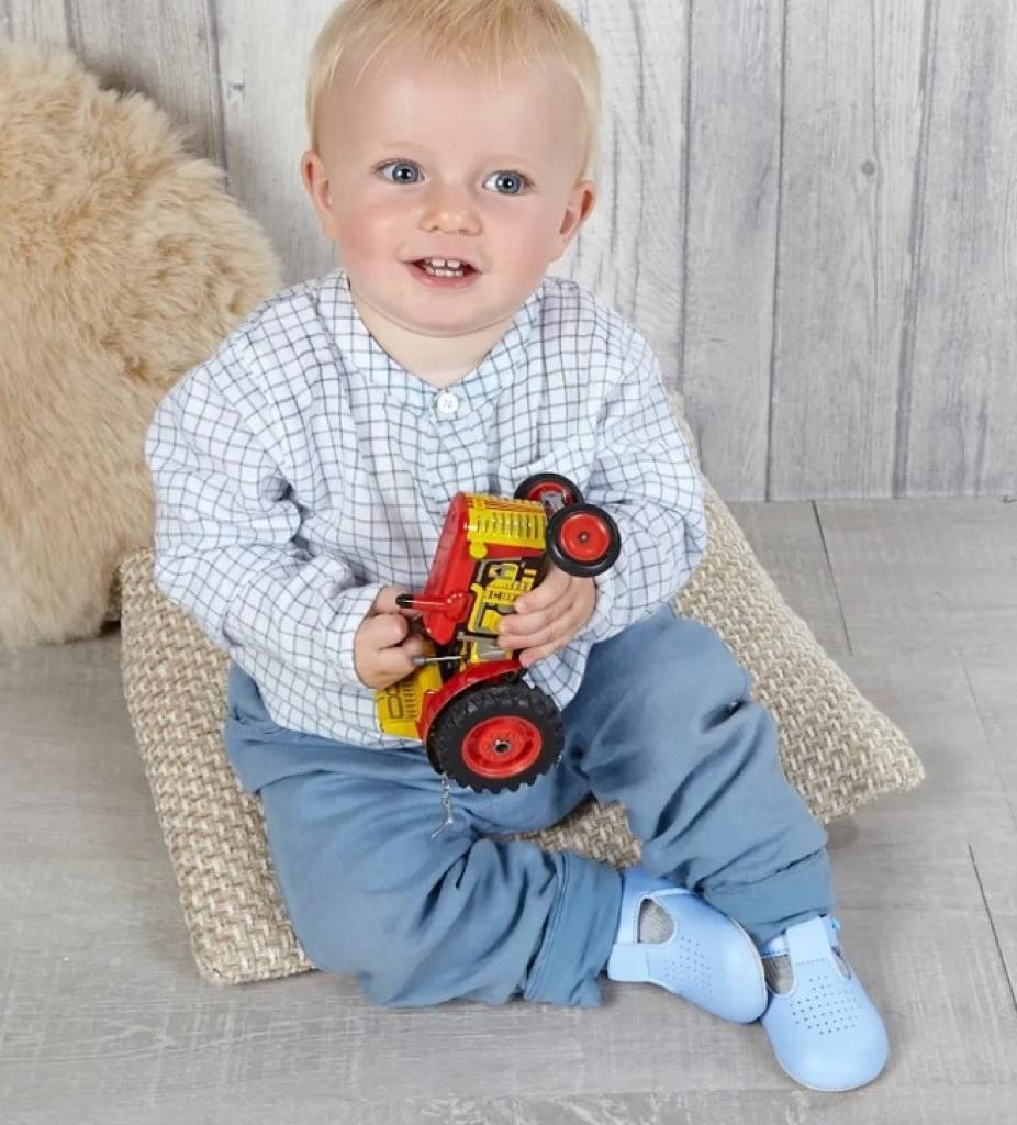 Sky Blue Pre-Walker Shoe – by Bay Pod / Early Days (0–24 Months) - Image 2