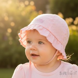Pink Dotty Hat “Pretty Princess” – by Soft Touch (0–24 Months)
