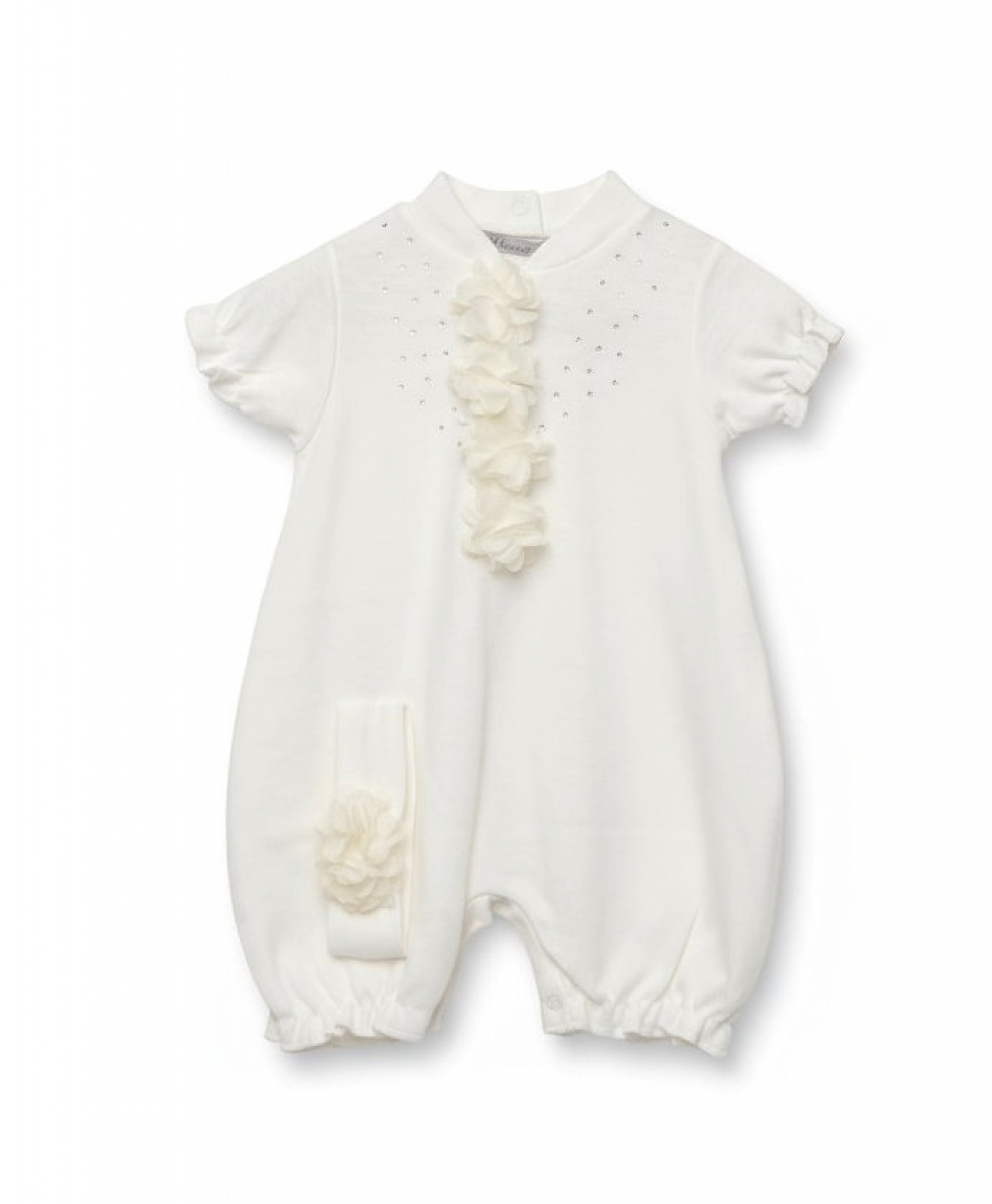 Sequin Flower Romper Set – by Visara & Vivaki (0–9 Months) - Image 2