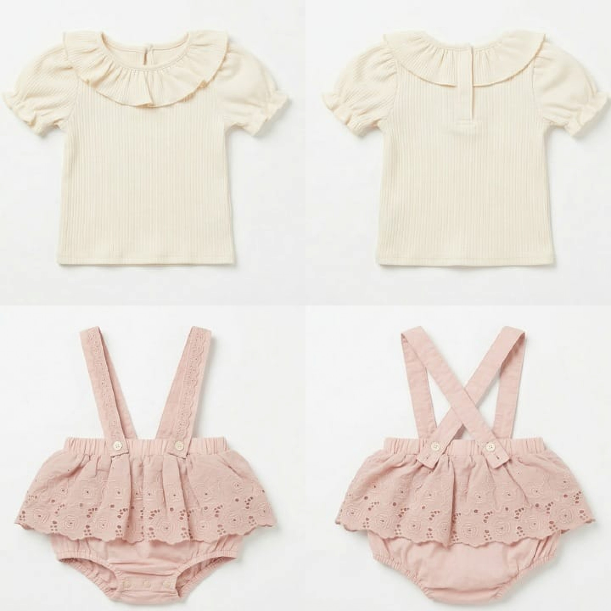Broderie Anglaise Jam Pant Set – by OKLI Fashion Kids (6–24 months) - Image 2