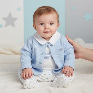 “Stars and Hearts” All In One Set – by My Little Chick (Newborn–6 Months)