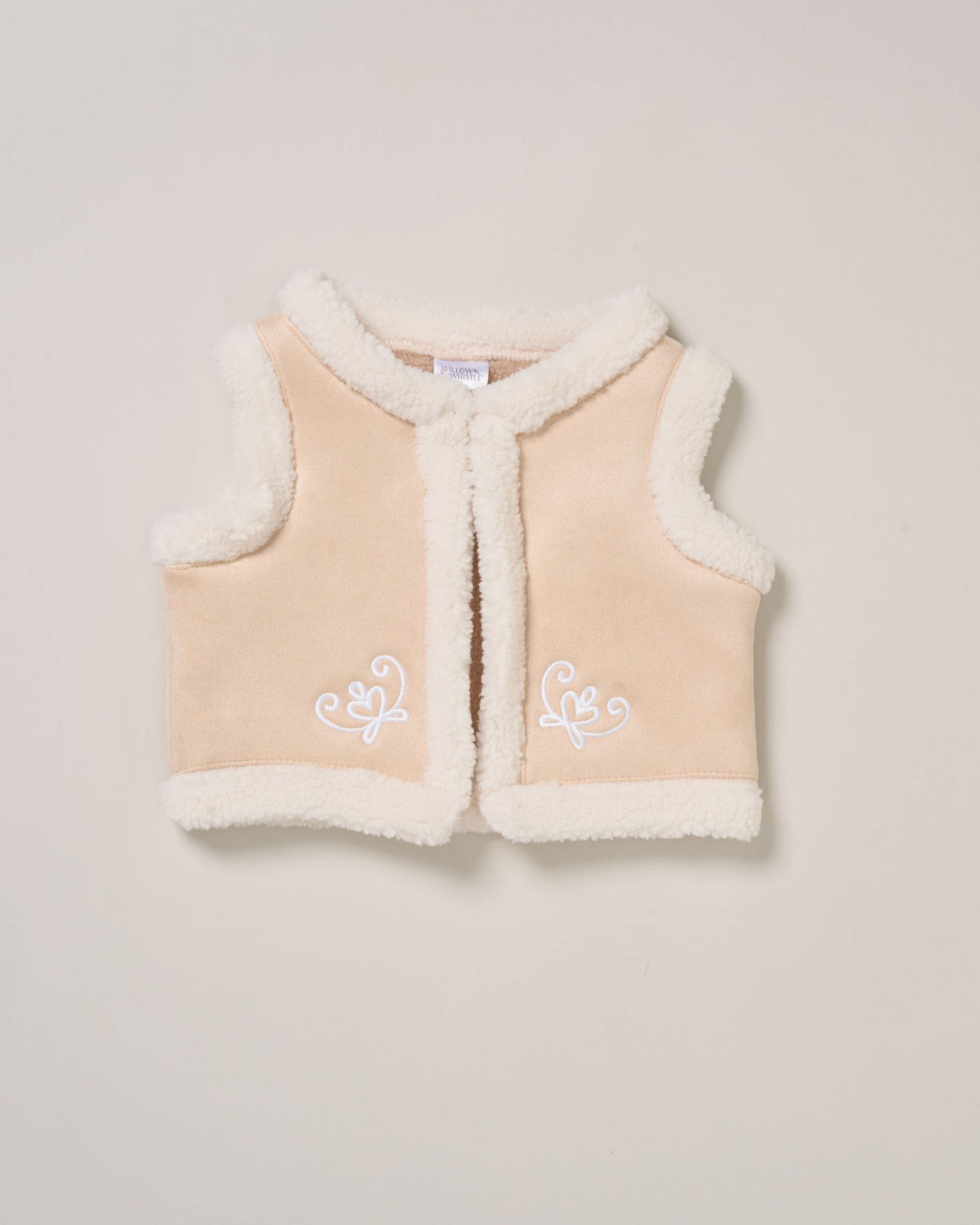 Faux Sheepskin Gilet and Skirt Set – by Lily & Jack (12–24 Months) - Image 3