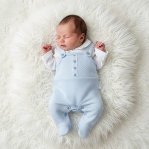 Quilted “Lace and Bows” All In One – by Tiny Chick (3–8 lbs)