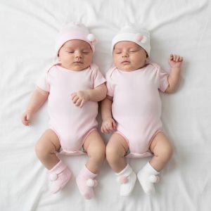 Pom Pom Hat & Socks Set – by Soft Touch (Newborn–6 Months)