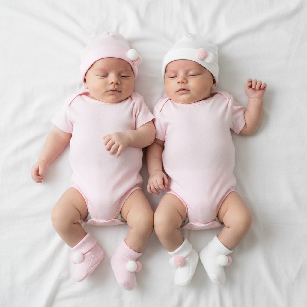 Pom Pom Hat & Socks Set – by Soft Touch (Newborn–6 Months)