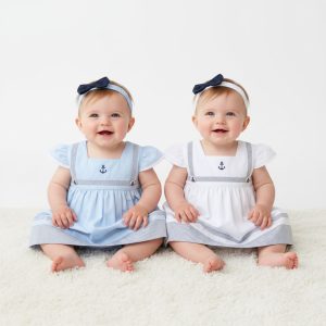 Sailor Dress Set – by Rock-a-Bye Boutique (9–24 Months)