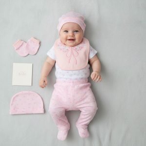 Bow Memory Book 6-Piece Gift Set – by Rock-a-Bye Baby (Newborn–3 months)