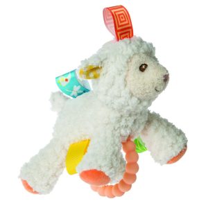 Taggies Sherbet Lamb Rattle & Teether – by Mary Meyer (5")