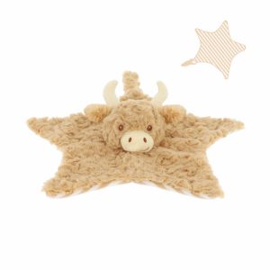 KeelEco Baby Hamish Highland Cow Comforter – by Keel Toys (32cm)