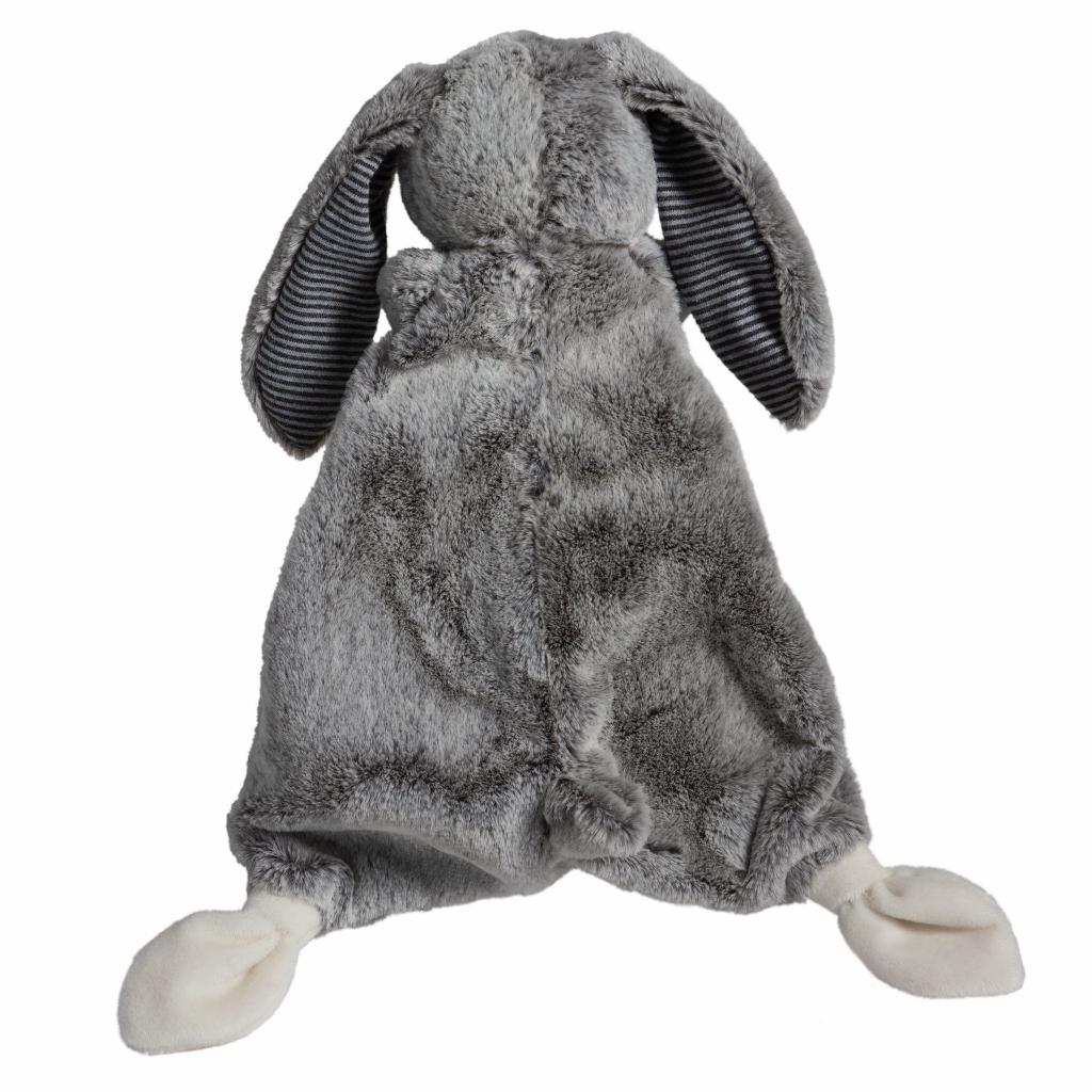 Silky Grey Bunny Lovey Comforter – by Mary Meyer (13") - Image 3