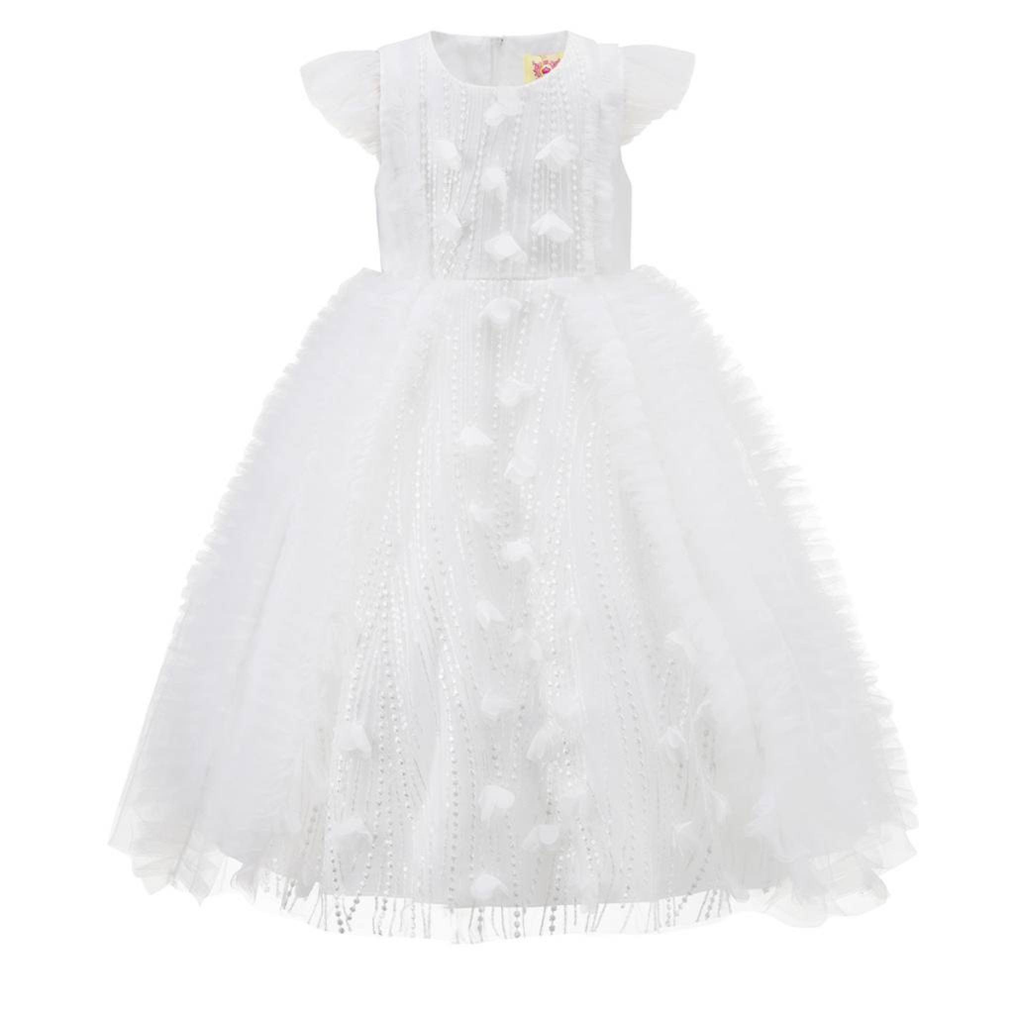 Ivory Floral Dress – by Tia London (6–24 Months) - Image 2