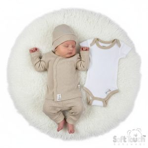 Biscuit Four Piece Set – by Soft Touch (Tiny Baby)